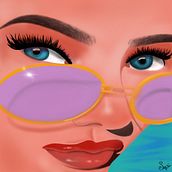 I see you. Een project van Digitale illustratie van hikuas - 23.03.2019