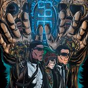 Men In Black. Een project van  Schetsen, Film, Stripboek,  Concept art,  Tekening, Tekening met potlood, Posterontwerp, Traditionele illustratie y Digitale illustratie van Mirza Olaf Ruiz Salome - 24.03.2019