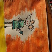 La ratita presumida dibujada por mi hija Claudia, de 9 años. Un progetto di Illustrazione tradizionale di Alba Rodón Gómez - 24.03.2019