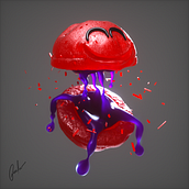 Meu projeto do curso: Creación de personajes con ZBrush y Cinema4D. 3D project by Pedro Luiz - 03.24.2019