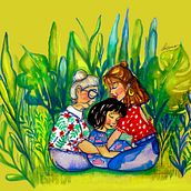 Ilustración día de la Madre. Un progetto di Disegno, Disegno a matita, Disegno artistico, Illustrazione tradizionale e Illustrazione digitale di Luisina Quintero - 24.03.2019