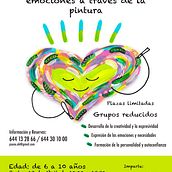 Diseñar para Comunicar: Diseño de un cartel para taller de arteterapia infantil. Poster Design, and Children's Illustration project by Irma Marset Fernández - 03.26.2019