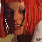 Leelo. Digital Illustration project by miguel angel ayuso varela - 03.28.2019