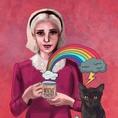 Sabrina la bruja . % Diego Beaumont tarafından hazırlanan Geleneksel illüstras, Ve on projesi - 03.28.2019