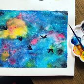 Mi Proyecto del curso: Técnicas modernas de acuarela. Fine Arts project by Paty Bassante - 03.28.2019