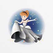 Cenicienta. Character Design, Graphic Design, Traditional illustration, Digital Illustration, and Vector Illustration project by Leire Gajate - 04.16.2015