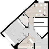 Clinica Dental. Een project van Interieurontwerp van leire Rodrigo - 01.06.2018