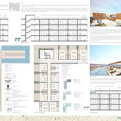 Hotel Jalousie. Een project van 3D, Architectuur, Interactief ontwerp,  Ontwerp e Interieurontwerp van Marta Silva Vicente - 31.03.2019