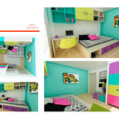 DORMITORIO EMILY. Un progetto di Interior Design e Interior design di Majo Baquero - 02.02.2017