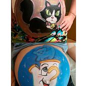 Bellypaint personalizado. Un proyecto de Dibujo artístico de Fernández Lains - 20.09.2018