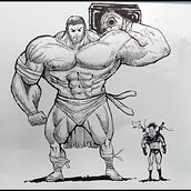 Mi Proyecto del curso: Ilustración para cómics: anatomía de un superhéroe. Een project van Stripboek van Alejandro Villar Martin - 15.06.2019