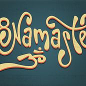 Mi Proyecto de Lettering: Namaste. Lettering project by Laura Fracca - 04.03.2019