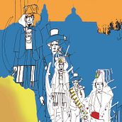 Diseño de Cartel anunciador, ganador artista local Ein Projekt aus dem Bereich Bleistiftzeichnung, Design, Plakatdesign und Traditionelle Illustration von patiarest - 03.04.2019