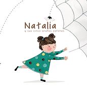 Cuento "Natalia y sus cinco arañas patonas". Children's Illustration project by María Gutiérrez - 04.04.2019