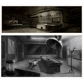 Kansen: Top secret [escenarios]. Un proyecto de Concept Art e Ilustración tradicional de Noelia Rey Martin - 22.06.2018