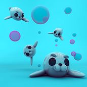 Proyecto foca . % Gabriel alejandro Paez Stenner tarafından hazırlanan 3D, 3D Karakter Tasarımı, Ve 3D Modelleme projesi - 04.05.2019