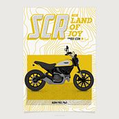 Scrambler Family Posters. Graphic Design, and Traditional illustration project by ivan bügel - 05.18.2018