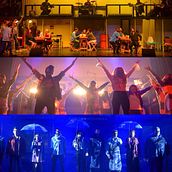 Dirección de arte y escenografía de musical "DEL CAOS AL CIELO". Un proyecto de Escenografía de Marian Ortiz - 20.11.2017