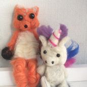 Mi Proyecto del curso: Needle felting: creación de personajes con lana y aguja.. Een project van Craft van Damián Godoy - 05.04.2019