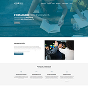 Web Escuela de Servicios Públicos. Un proyecto de Diseño Web de Jesús Sánchez - 01.05.2018