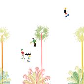 BCN. Digital Illustration project by "lanómada" - 04.08.2019