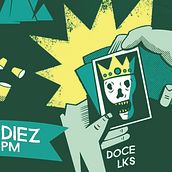 Cartel: Los Maricas en Milkhouse. Un proyecto de Ilustración tradicional e Ilustración vectorial de Alvaro David - 10.04.2019