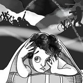 Ilustraciones b/n para relatos 8/12 años. Fundación Pere Tarres. Traditional illustration project by Marta Garcia - 04.10.2019