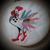 Mi Proyecto del curso: Técnicas de bordado: ilustrando con hilo y aguja. Embroider project by gabitzie24 - 04.10.2019