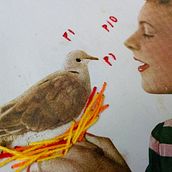 Mi Proyecto del curso: Bordado sobre tapas de revistas antiguas (Marie Claire) . % Matias Remo Salvano tarafından hazırlanan Sanat ve El Sanatları, Nakış, Yaratıcılık, Ve Kağıt El Sanatları projesi - 04.12.2019
