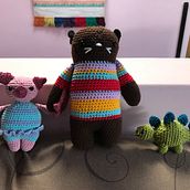 Mi Proyecto del curso: Amigurumi: creación de personajes con Ganchillo. Arts, Crafts, Creativit, To, and Design project by qmariacano - 05.13.2019