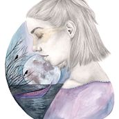 Artmayare ilustración. Fine Arts, Sketching, Creativit, Pencil Drawing, Realistic Drawing, Traditional illustration, Watercolor Painting, and Advertising project by Anna Maya - 04.12.2019