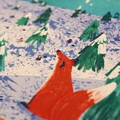 Winter Landscape Ein Projekt aus dem Bereich Digitale Illustration, Zeichnung und Traditionelle Illustration von Joana Cunha - 12.04.2019