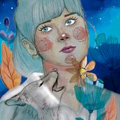 Mi Proyecto Retrato ilustrado en acuarela "summer". Een project van  van Armida Robles Fuentes - 13.04.2019