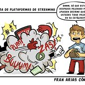 Mi Proyecto del curso: Humor gráfico para principiantes // Guerra de Plataformas. Un projet de B, e dessinée et Illustration traditionnelle de Franciso Javier Arias Álvarez - 14.04.2019