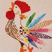 Mi Proyecto del curso: Técnicas de bordado: ilustrando con hilo y aguja. Un progetto di Cucito di María Montes - 15.04.2019