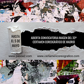 Convocatoria de imagen para el 33º Certamen Coreográfico de Madrid. Desenho artístico, Design, Design de cartaz, Fotografia e Ilustração digital projeto de La Locomotora - 05.05.2019