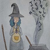 Spell. Un projet de Aquarelle de gibelypereirah - 04.10.2018