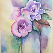 Penachos. Watercolor Painting project by mariajusto - 04.17.2019