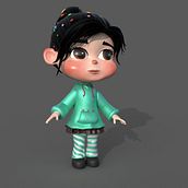 Mi Proyecto del curso: Creación de personajes: del 2D al 3D . Un proyecto de Diseño de personajes 3D y Modelado 3D de Karina Gil - 18.04.2019