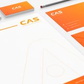 Branding CAS Automotriz. Un proyecto de Br, ing e Identidad, Diseño de logotipos y Diseño gráfico de Rodrigo Pizarro - 18.04.2019