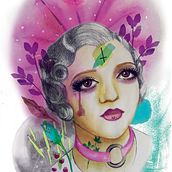 Virginia. Een project van Aquarelschilderen van Diana Loredo - 21.04.2019