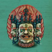 Asiática. Geometría sagrada. Drawing, Graphic Design, Traditional illustration, and Digital Illustration project by Vir Martín - 04.19.2019