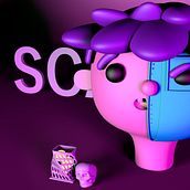 SCARY. Un progetto di Animazione 3D, Creatività, Design, Character design, Character design 3D, Graphic design, Illustrazione digitale e Modellazione 3D di Winston Chávez - 20.04.2019