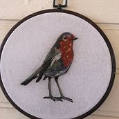 Mi Proyecto del curso: Pintar con hilo: técnicas de ilustración textil. Embroider project by loreramos26 - 05.02.2019