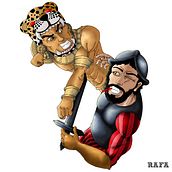 Mi Proyecto del curso, un superhéroe creado por mi Mr. Rayo y el General Azteca: Ilustración para cómics: anatomía de un superhéroe. Comic, and Character Design project by Rafa Ramirez - 04.22.2019