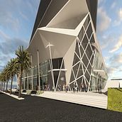 Pirineos MALL San Cristobal Tachira Venezuela. Architecture, and 3D Modeling project by Eduardo Carrasquero - 04.23.2019