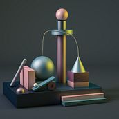 Low Poly. Un proyecto de Diseño y Modelado 3D de Carlos Valdés - 23.04.2019
