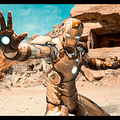 IRON MAN - EN GULMIRA. Photo Retouching, Photograph, Photograph, Post-production, Digital Photograph, Fine-Art Photograph, and Photomontage project by Marcelo Handal - 04.21.2019