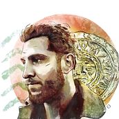 Mi Proyecto del curso: Retrato ilustrado con Photoshop Sweeney el loco. Un proyecto de  de Eva González - 23.04.2019