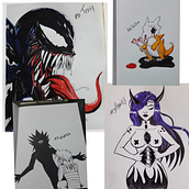 Algunos Inktobers . Un proyecto de Dibujo de Diana Sotelo - 24.04.2019